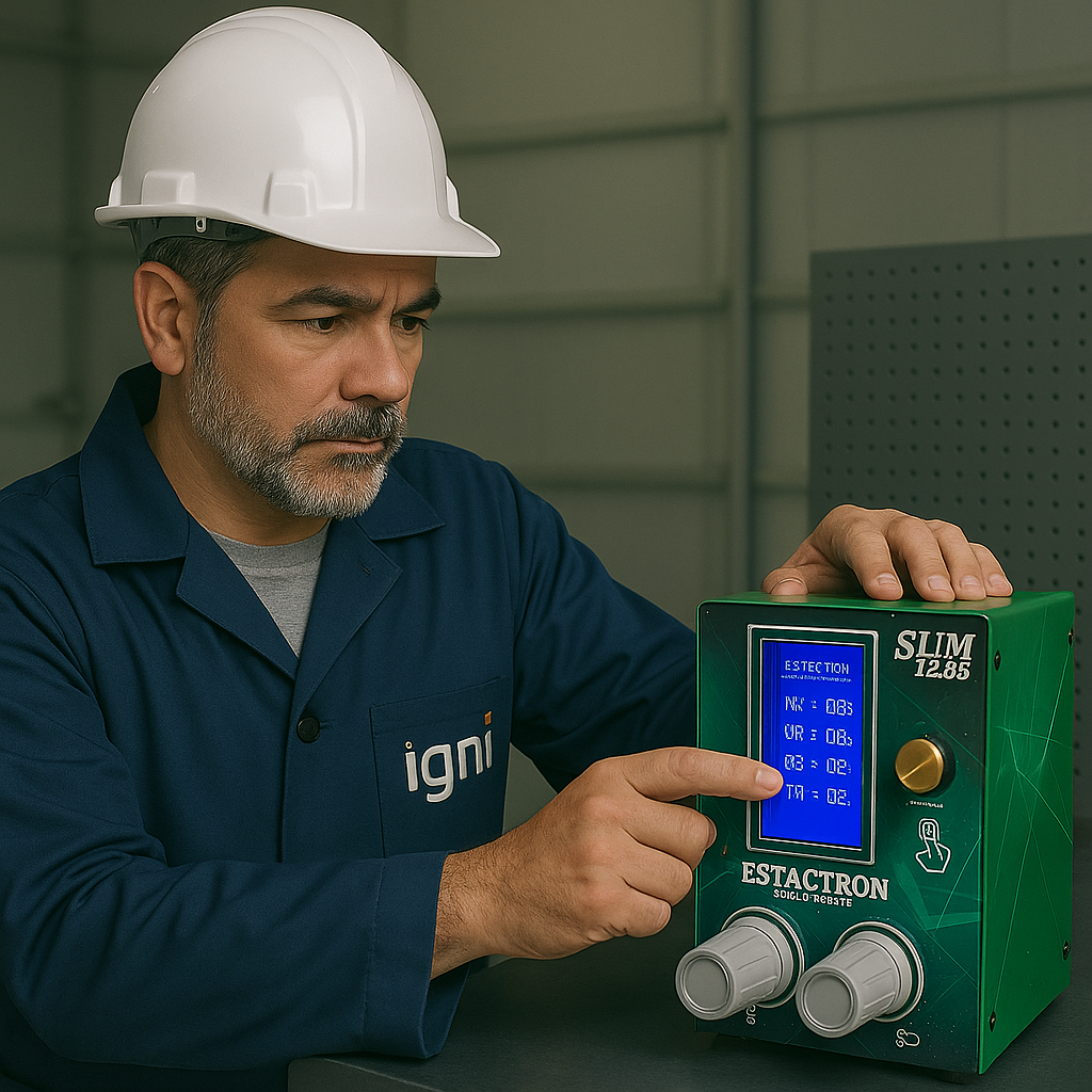 Equipamento 12.85 Slim em operação
